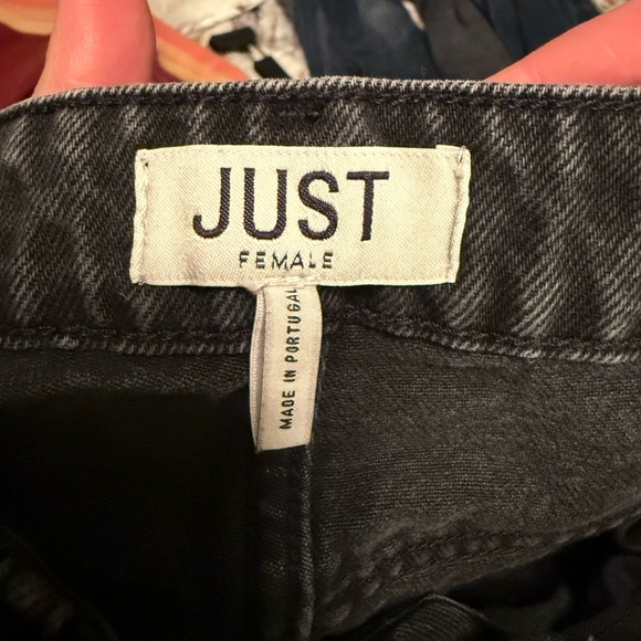 Just Female Black Straight Jeans Size 30 - Picture 5 of 6
